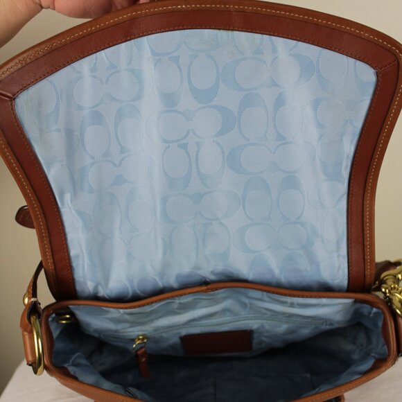 Coach Legacy Ali 65th Anniversary Brown Whiskey Leather Shoulder Handbag Purse - Picture 8 of 16